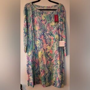 NWT Lilly Pulitzer Sophie Dress - Mermaids Cove - XL